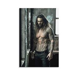 Jason Momoa Wall Art Canvas Posters Painting for Living Room Bedroom Decor