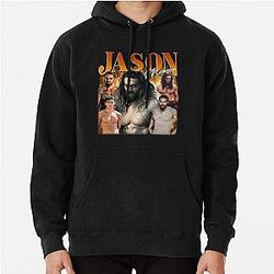 Jason Momoa Icon of Strength and Charisma Pullover Hoodie