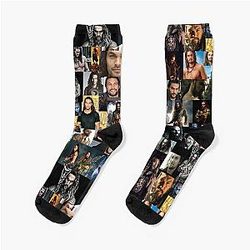 Jason Momoa Collage Socks