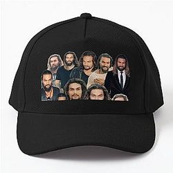 Jason Momoa Willow Days Jason Momoa Collage Baseball Cap