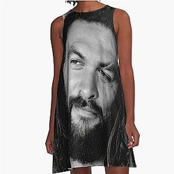 Jason Momoa Fun A-Line Dress
