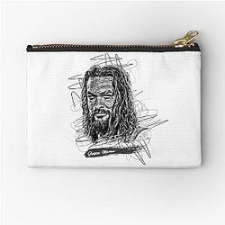 Jason Momoa Abstract Sketch Art Fan Art Zipper Pouch