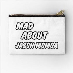 Mad About Jason Momoa Zipper Pouch