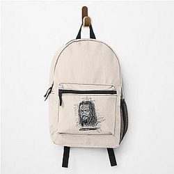 Jason Momoa Abstract Sketch Art Backpack