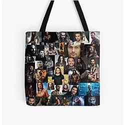 Jason Momoa Abstract Collage Tote Bag
