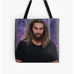 Jason Momoa Not Not All Over Print Tote Bag