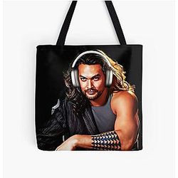 Jason Momoa Style Music All Over Print Tote Bag