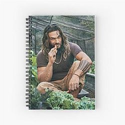 Jason Momoa Spiral Notebook