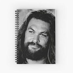 Jason Momoa Fun Art Spiral Notebook