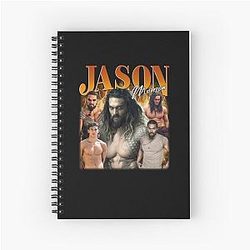 Jason Momoa Icon of Strength and Charisma Spiral Notebook