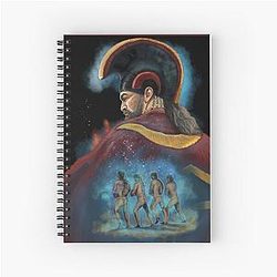 Jason Momoa Chief Painting Spiral Notebook