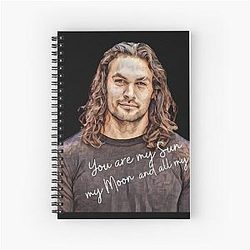 Jason Momoa Heart Throb Notebook