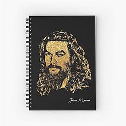 Jason Momoa spiral notebook