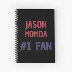 Jason Momoa Spiral Notebook