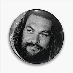 Jason Momoa Fun Art Pin