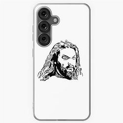 Jason Momoa Stencil Art Samsung Galaxy Soft Case