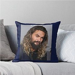 Jason Momoa Throw Pillow