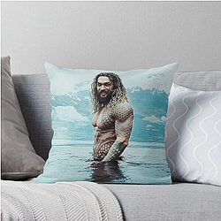 Jason Momoa Throw Pillow