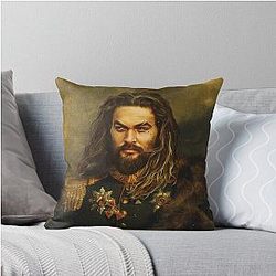 Jason Momoa Throw Pillow