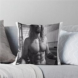 Jason Momoa Throw Pillow