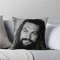Jason Momoa Fun Throw Pillow
