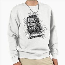 Jason Momoa Abstract Sketch Art Pullover Sweatshirt
