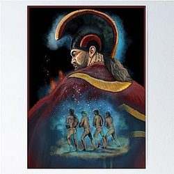 Jason Momoa Painting Poster