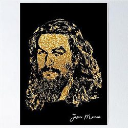 Jason Momoa Portrait Poster
