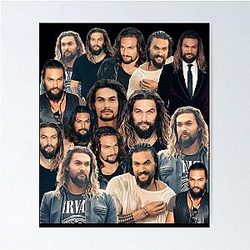 Jason Momoa, Original Willow Days, Jason Momoa Collage Classic Poster