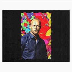 Mens Funny Jason Statham Celebrity Music Fans Gift Jigsaw Puzzle