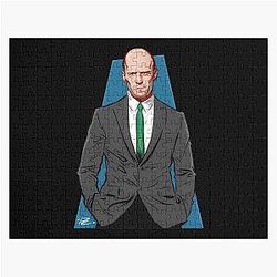 Funny Gift for Jason Statham By Paul Cemmick Jigsaw Puzzle