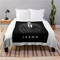 Mens Best Jason Statham Gifts for Movie Fans Throw Blanket