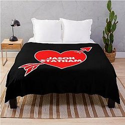 In Love with Jason Statham Throw Blanket