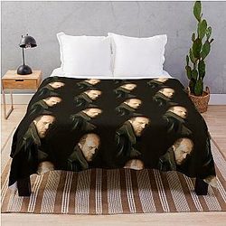 Jason Statham Digital Throw Blanket