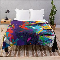Jason Statham WPAP Art Original Throw Blanket