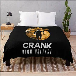 Gifts for Men Crank High Voltage Jason Statham Fan Throw Blanket