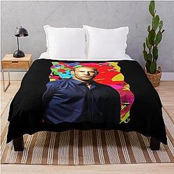 Mens Funny Jason Statham Celebrity Gift For Music Fans Blanket