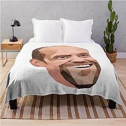 Love Funny Man Jason Statham Low Poly Art Throw Blanket Gifts For Everyone