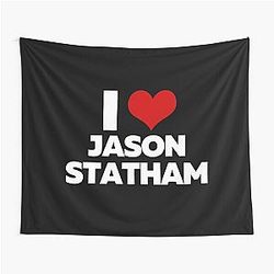 I Love Jason Statham Tapestry