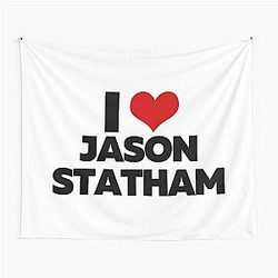 I Love Jason Statham Tapestry