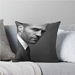 Jason Statham Throw Pillow