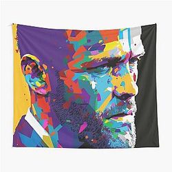 Jason Statham Wappa Art Tapestry