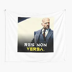 Day Jason Statham Motivational Res Non Verba Tapestry