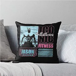 Funny Gifts for Jason Statham Calisthenic Fitness Gift for Fans Throw Pillow