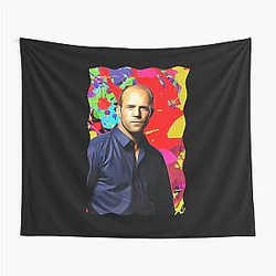 Mens Funny Jason Statham Celebrity Gift Music Fans Tapestry