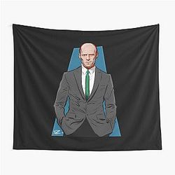 Funny Gift For Jason Statham Illustration By Paul Cemmick Gifts Fan Tapestry