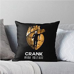 Gifts For Men Crank High Voltage Jason Statham Fan Throw Pillow