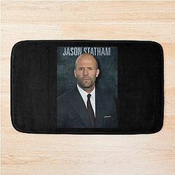 Retro Vintage Jason Statham Bath Mat