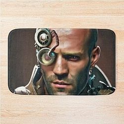 Jason Statham Steampunk Bath Mat