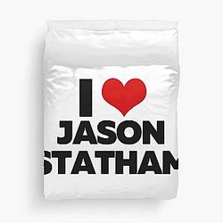 I love Jason Statham Duvet Cover